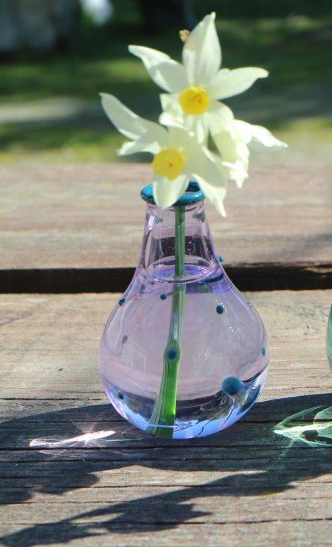 Coloured Polka Dot Vase